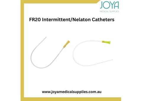 Buy FR20 Intermittent/Nelaton Catheters in Australia - Joya Medical Supplies