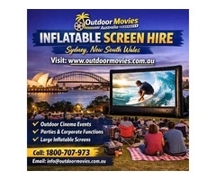 Inflatable Screen Hire – Perfect for Outdoor Movie Nights & Events