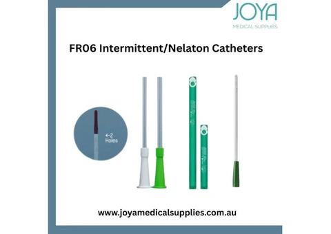 Buy FR06 Intermittent/Nelaton Catheters in Australia  - Joya Medical Supplies