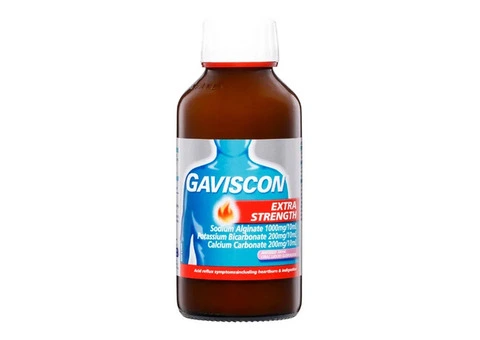 Mixed Berry Dual Action Liquid Suspension for Effective Heartburn Relief Support