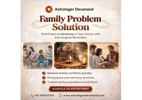 Family Problem Solution in Melbourne | Psychic Reader in Melbourne