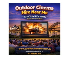 Outdoor Cinema Hire Near Me for Backyard Movies and Events