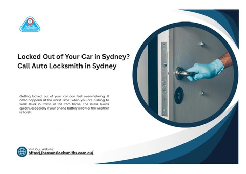 Locked Out of Your Car in Sydney? Call Auto Locksmith in Sydney
