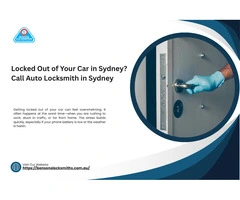 Locked Out of Your Car in Sydney? Call Auto Locksmith in Sydney