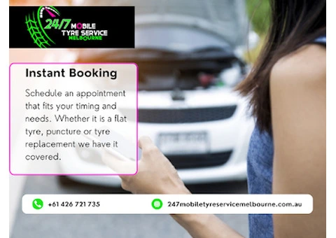24/7 Mobile Tyre Service Melbourne | On-Demand Tyre Help Anytime