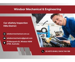 Car eSafety Inspection in Hills District – Certified Checks