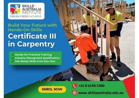 Carpentry Training in Perth to Build Practical Construction Skills