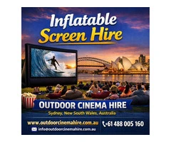 Inflatable Screen Hire for Backyard Movie Nights and Outdoor Events