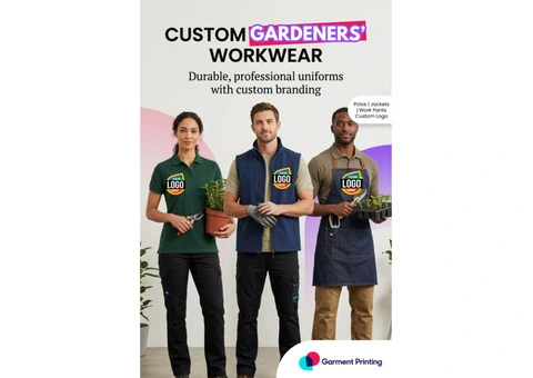 Custom Gardeners Workwear That Builds Your Brand