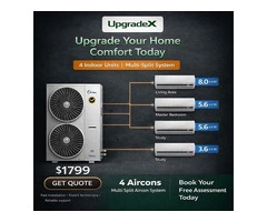 UpgradeX Multi-Split Aircon System – Complete Home Comfort Solution!