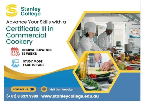 Learn Job Ready Kitchen Skills Through Certificate III Commercial Cookery