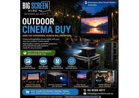 Create Memorable Movie Nights at Home with Outdoor Cinema Buy