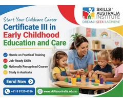 Study Cert 3 Early Childhood Education and Care in Adelaide