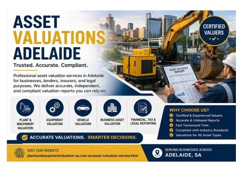 Asset Valuations Adelaide – Certified Experts