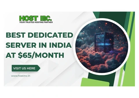 Best Dedicated Server in India at $65/Month