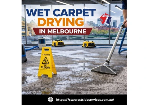 Wet Carpet Drying in Melbourne | Emergency Carpet Drying Service