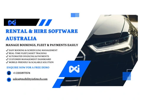 Rental & Hire Software Australia | Manage Bookings, Fleet & Payments Easily