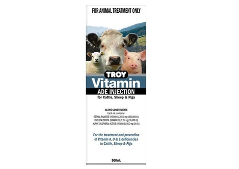 Troy Vitamin ADE Injection for Cattle