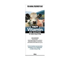 Troy Vitamin ADE Injection for Cattle