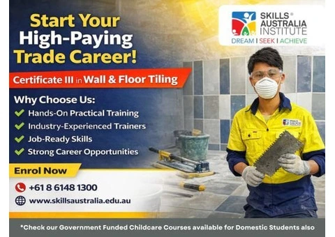 Upgrade Your Skills with Certificate 3 in Wall and Floor Tiling in Perth!