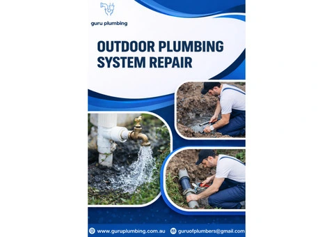 Outdoor Plumbing System Repair in Port Hedland