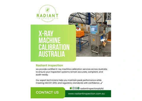 X-Ray machine calibration Australia | Radiant Inspection
