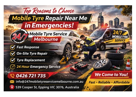 24 Hour Tyre Repair in Melbourne - Emergency Tyre Assistance Anytime in Melbourne - 2/2