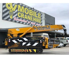 Our Crawler Mounted Crane Handles Tight Sites Without Compromise