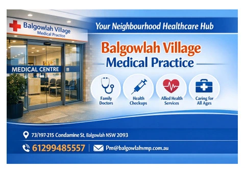 Comprehensive Healthcare at Balgowlah Village Medical Practice - 1/6