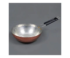 Buy Copper Wok Pan – Hand Crafted with Wire Handle