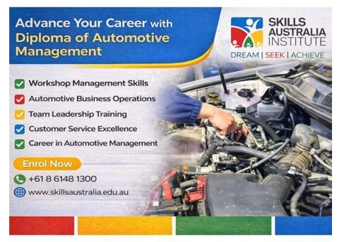 Auto Management Diploma Designed for Automotive Supervisory Roles