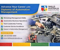 Auto Management Diploma Designed for Automotive Supervisory Roles