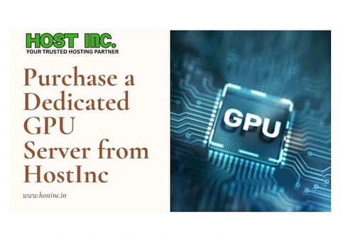 Purchase a Dedicated GPU Server from HostInc