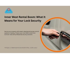 Inner West Rental Boom: What It Means for Your Lock Security