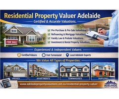 Residential Property Valuer in Adelaide – Accurate & Certified Valuations