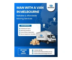 Man with a Van in Melbourne — Reliable Moving Services by Movemate Australia
