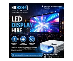 Reliable LED Display Hire for Events Across Sydney Today