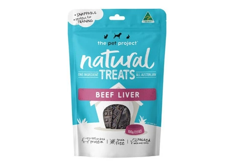 The Pet Project Natural Beef Liver Dog Treats