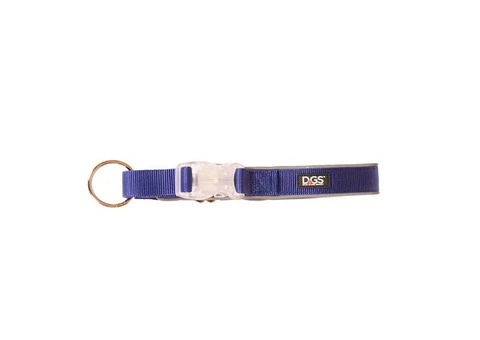 DGS Comet LED Safety Dog Collar - Navy Blue