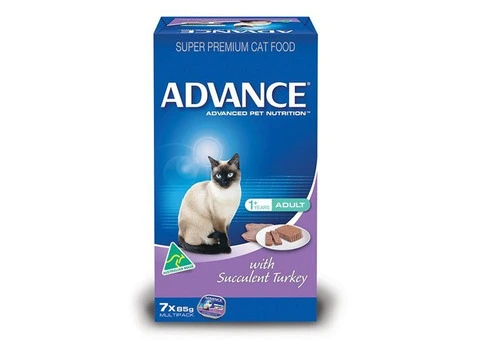 Advance Adult Cat Wet Food - Succulent Turkey Cans