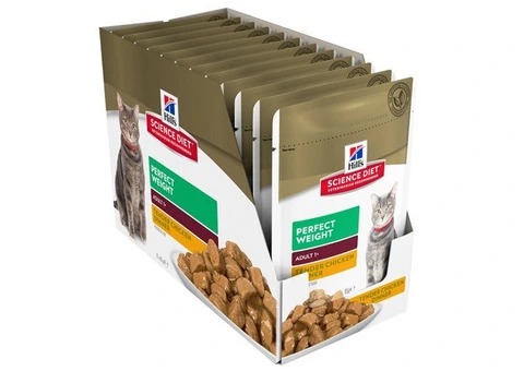 Hill's Science Diet Adult Perfect Weight Tender Chicken Cat Pouch