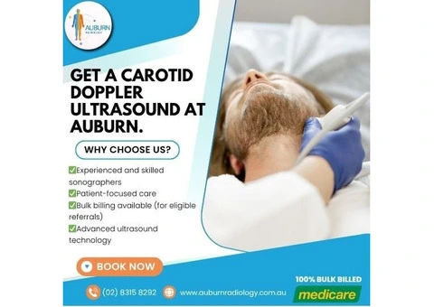Get a Carotid Doppler Ultrasound at Auburn Radiology. (02) 8315 8292