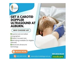 Get a Carotid Doppler Ultrasound at Auburn Radiology. (02) 8315 8292