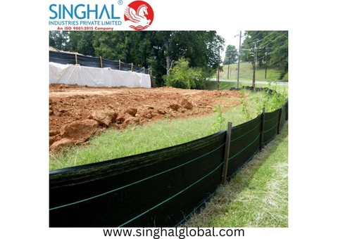 Highly Effective Sediment Control With Silt Fence