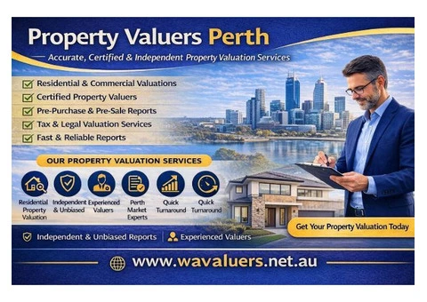 Trusted Property Valuers in Perth – Certified & Accurate Reports