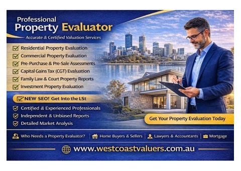 Professional Property Evaluator – Accurate & Certified Valuation Services
