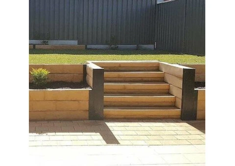 Concrete Sleepers  Strong and  Stylish Retaining Wall Solutions
