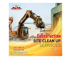 Construction Site Clean-Up Services for Safe and Efficient Project Completion