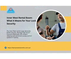 Lock Security in the Inner West Rental Boom | Benson’s Locksmiths