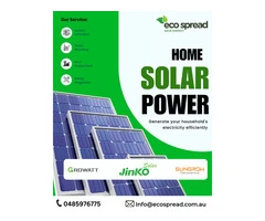 HOME SOLAR POWER – SAVE ENERGY & CUT BILLS